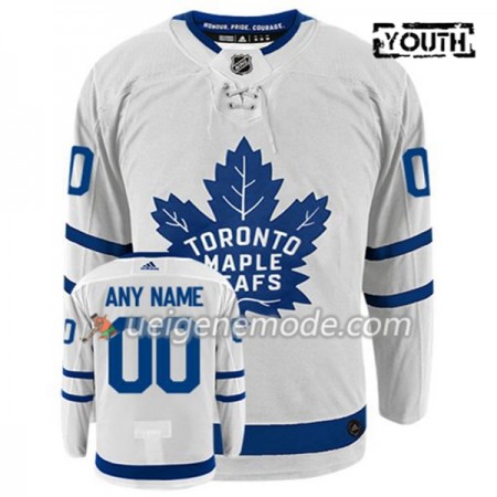 Kinder Eishockey Toronto Maple Leafs Trikot Blank Custom Adidas Weiß Authentic
